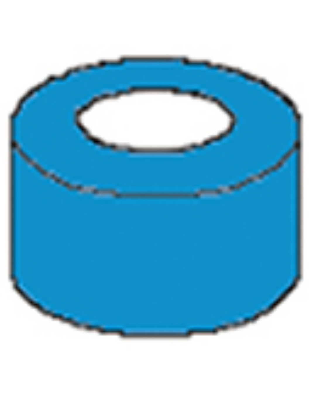 Anneaux de couleur, bleu Paquet de 50-0