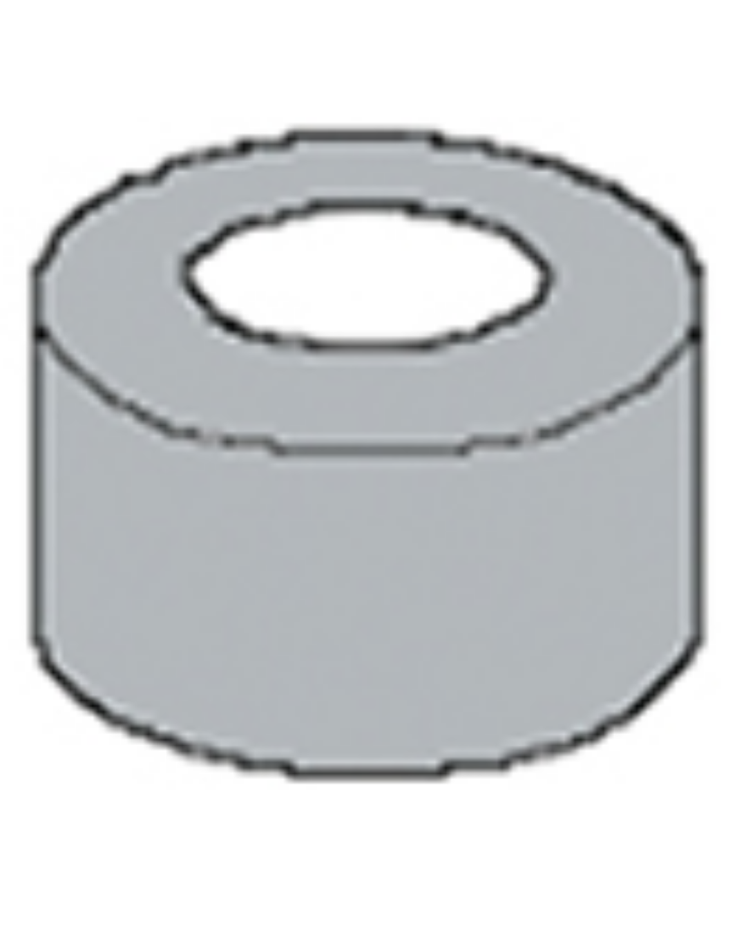 Anneaux de couleur, gris, paquet de 50-0