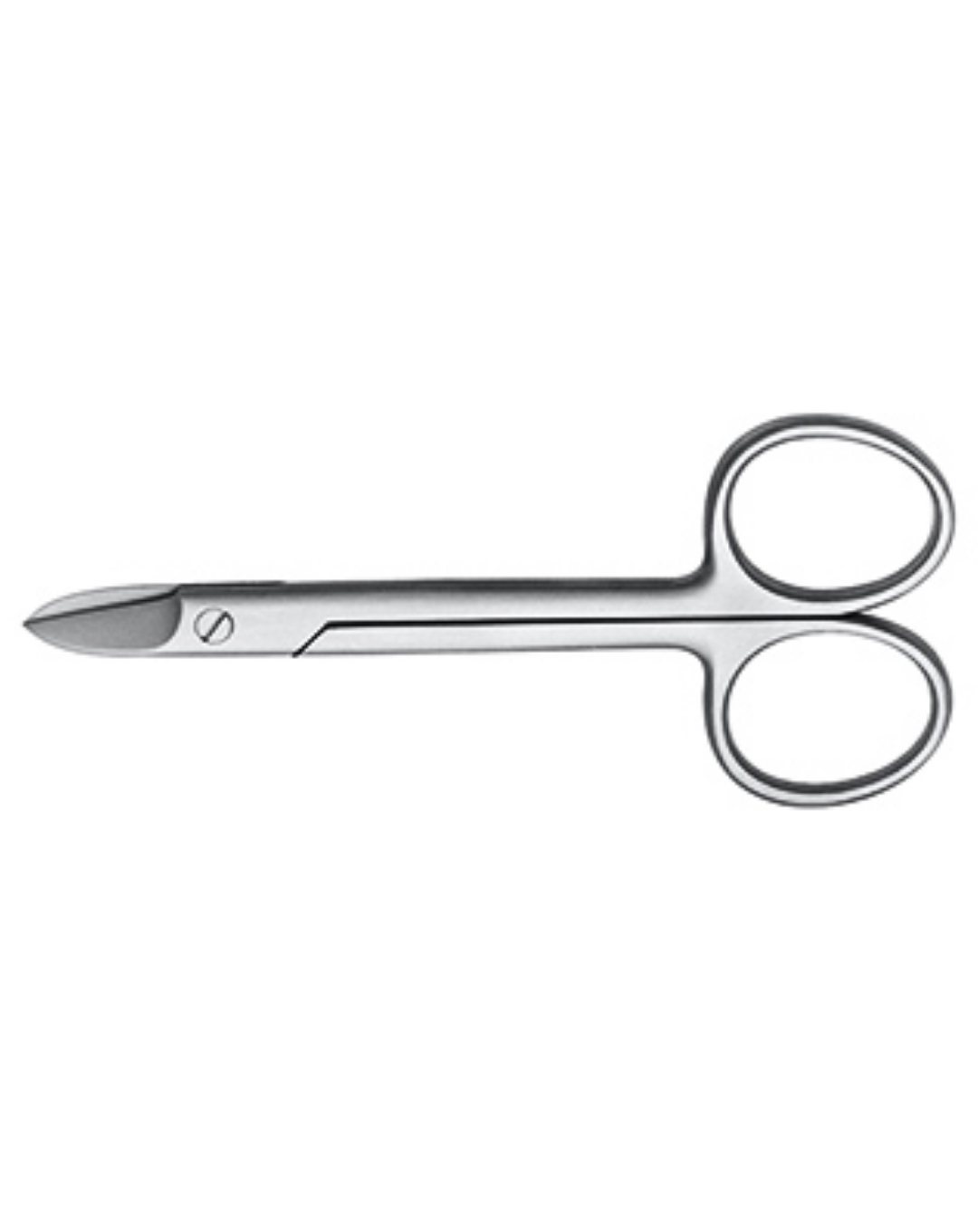 Ciseaux couronne BEEBEE, pointus, courbés à 10,5 cm-0