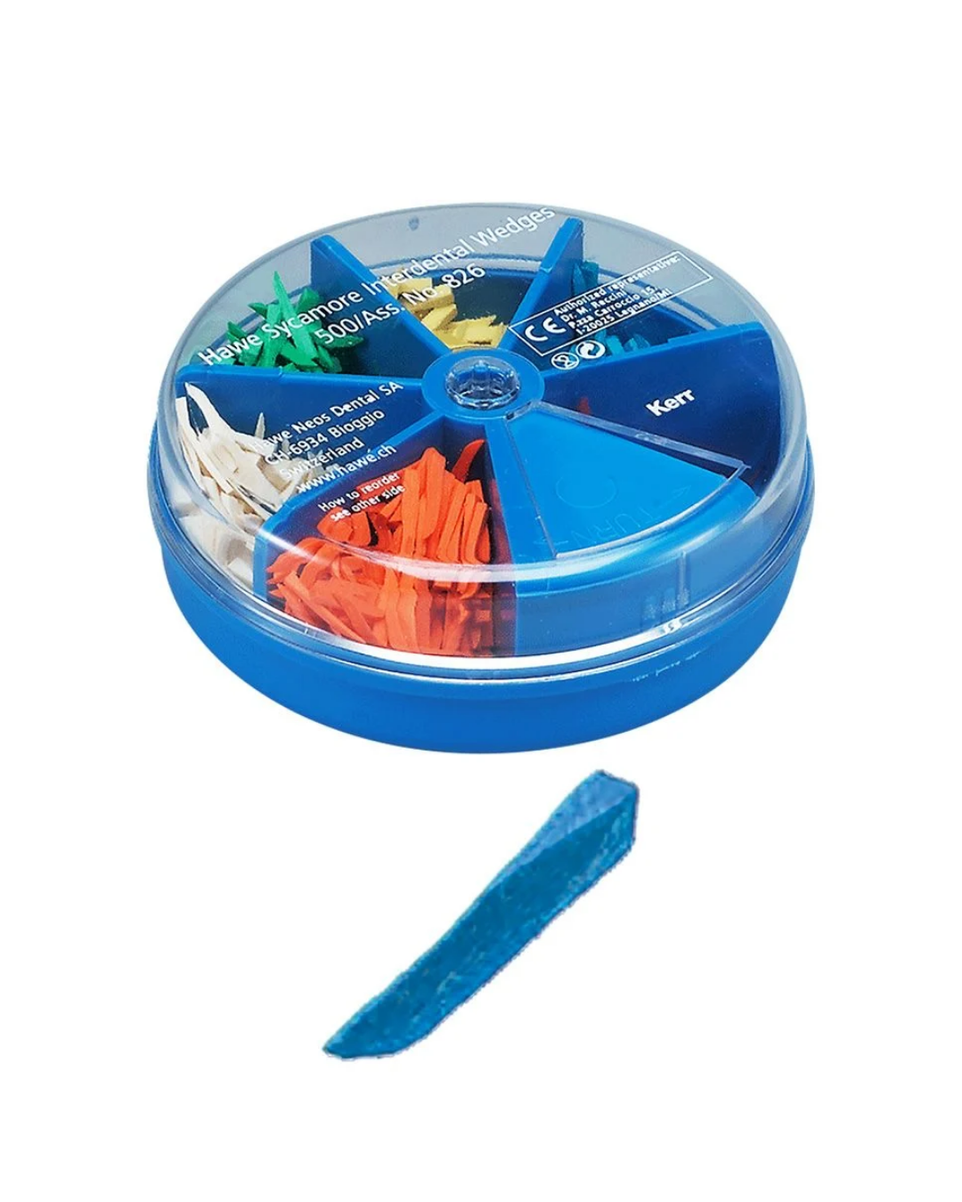 Coins interdentaires en érable coloré.-0