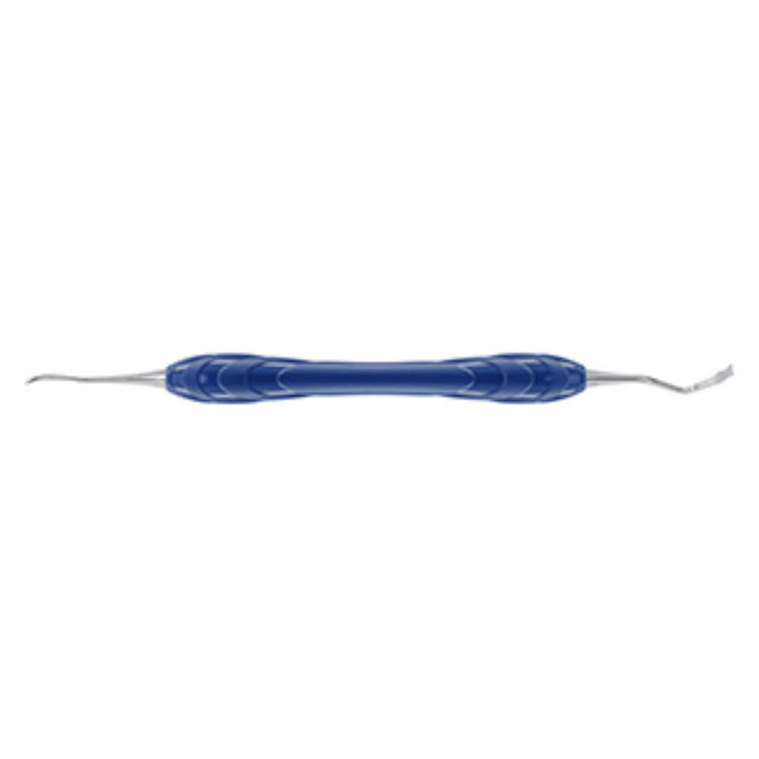 Combiné d’instruments Dissection Tip M4 x 0.5, insert dorsal 90° Bar Ergo Grip Blue-0