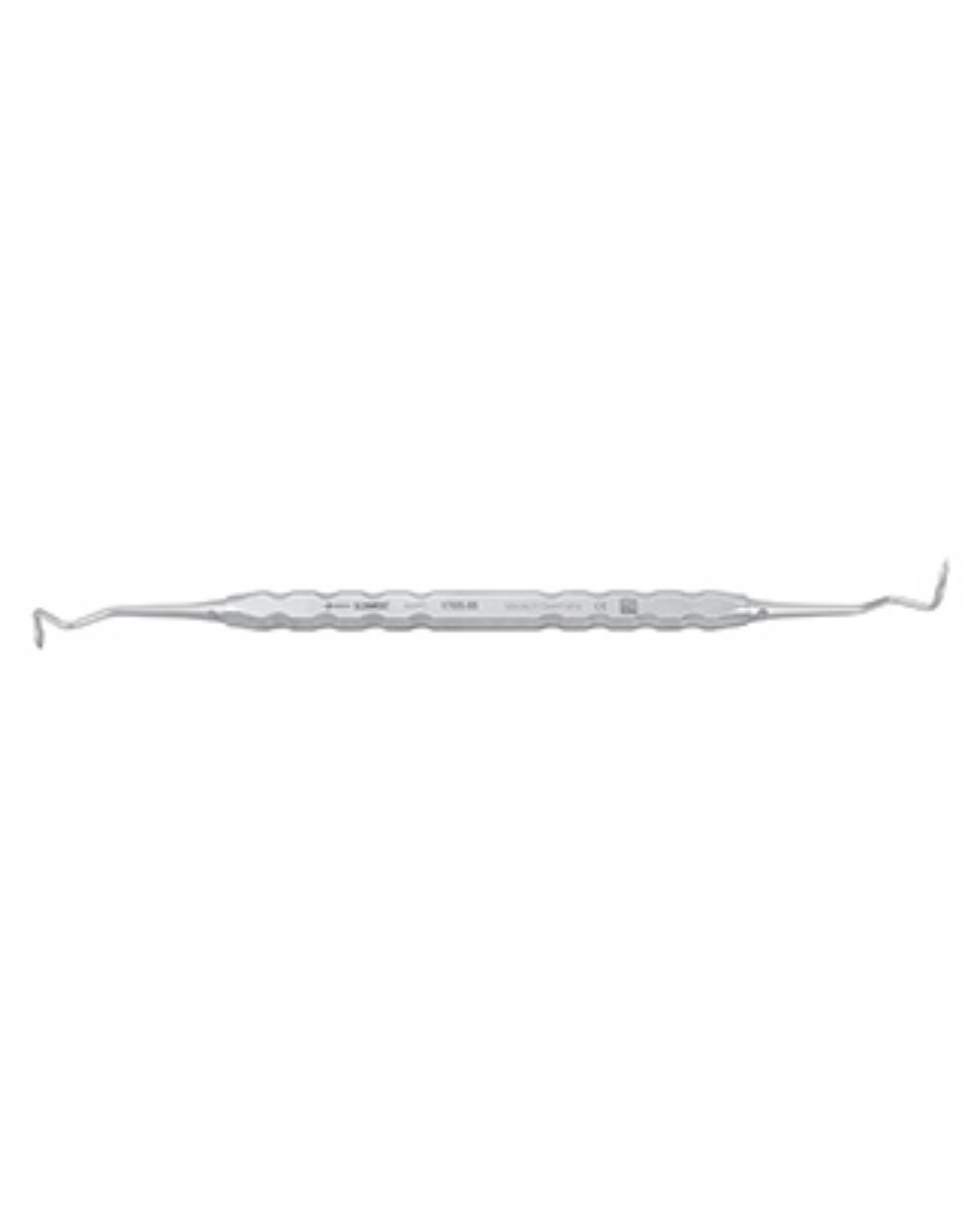 Couteau parodontal Orban 1/2, 17,5 cm modifié, à double extrémité, poignée de forme d’épée interchangeable, 2,5 mm-0