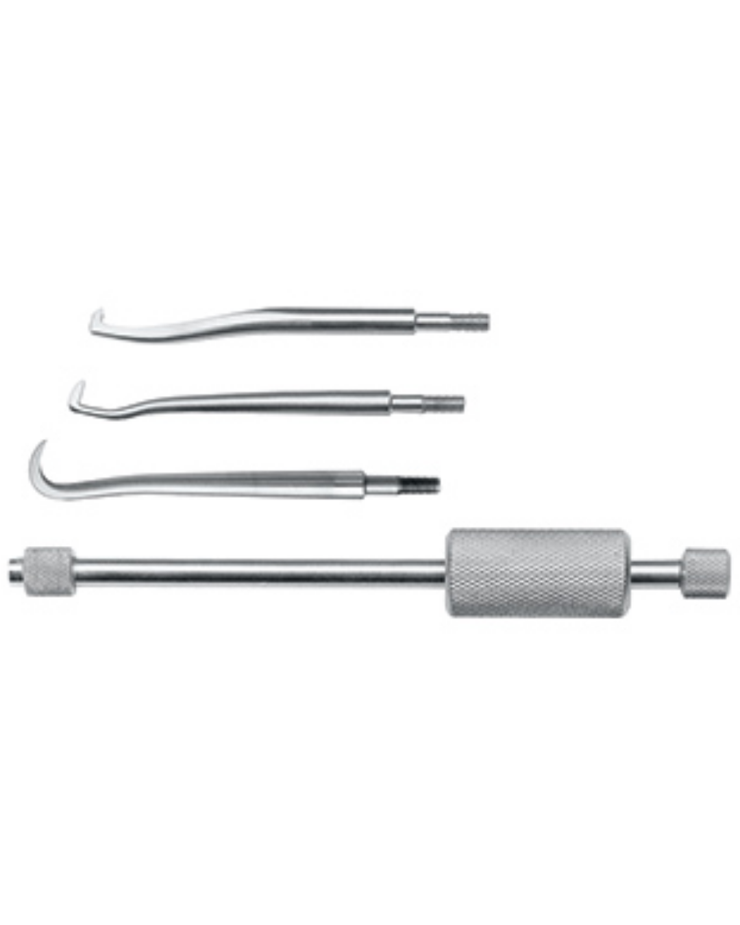 Démonte-couronne MORELL avec des embouts 4924-1, 4924-2 et 4924-3-0