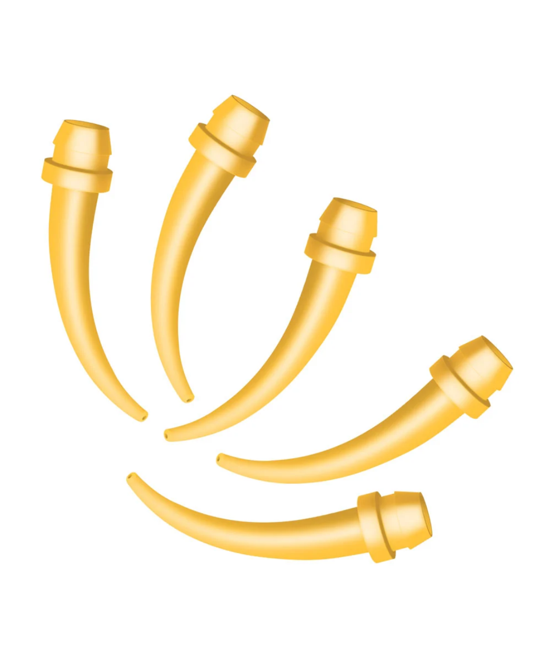 Embouts intra-oraux jaunes (100)-0