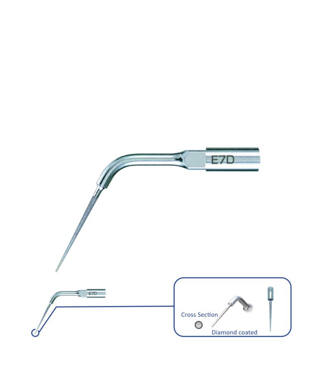 Insert Endodontie E7D Pour Varios Nsk-0