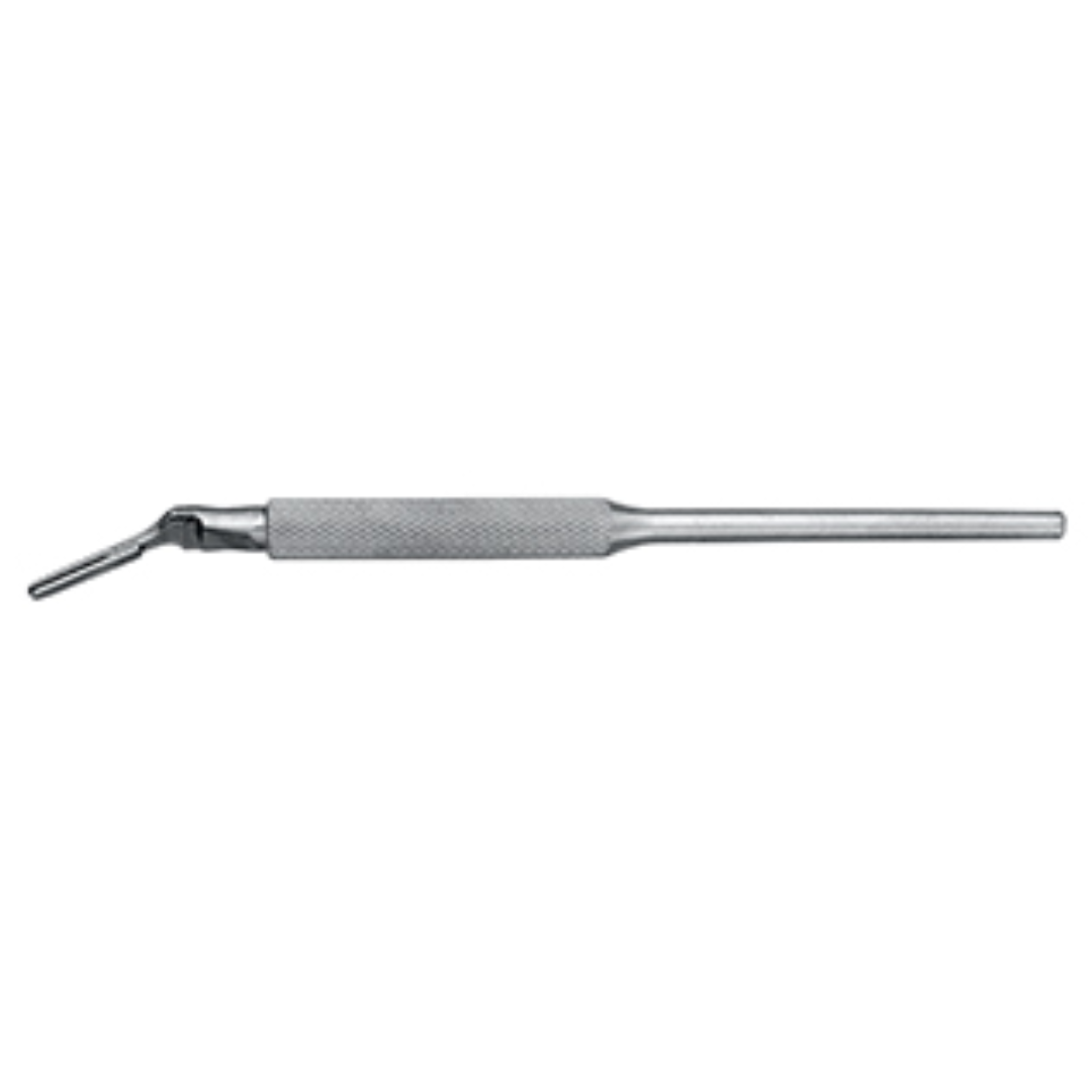 Manche de scalpel rond, plié 16 cm-0