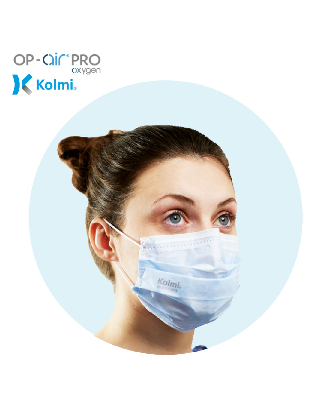 Masque médical Op'R type IIR à élastiques Kolmi-0