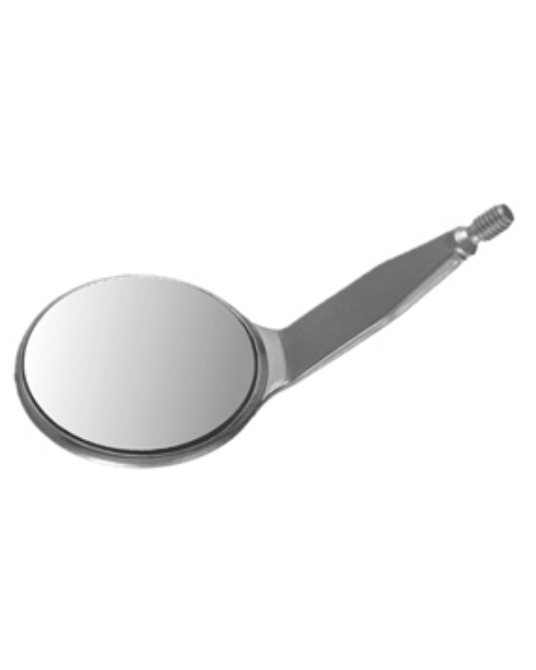 MEGA Miroir buccal Plat Rhodium Fig. 4 Ø22 mm Surface avant Unité d’emballage = 12 pièces-0