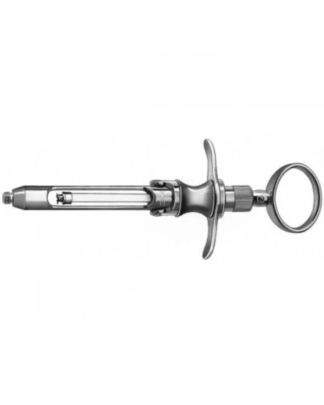 Seringue à cartouche en acier inoxydable avec 3 crochets d'aspiration - auto-aspirante-0