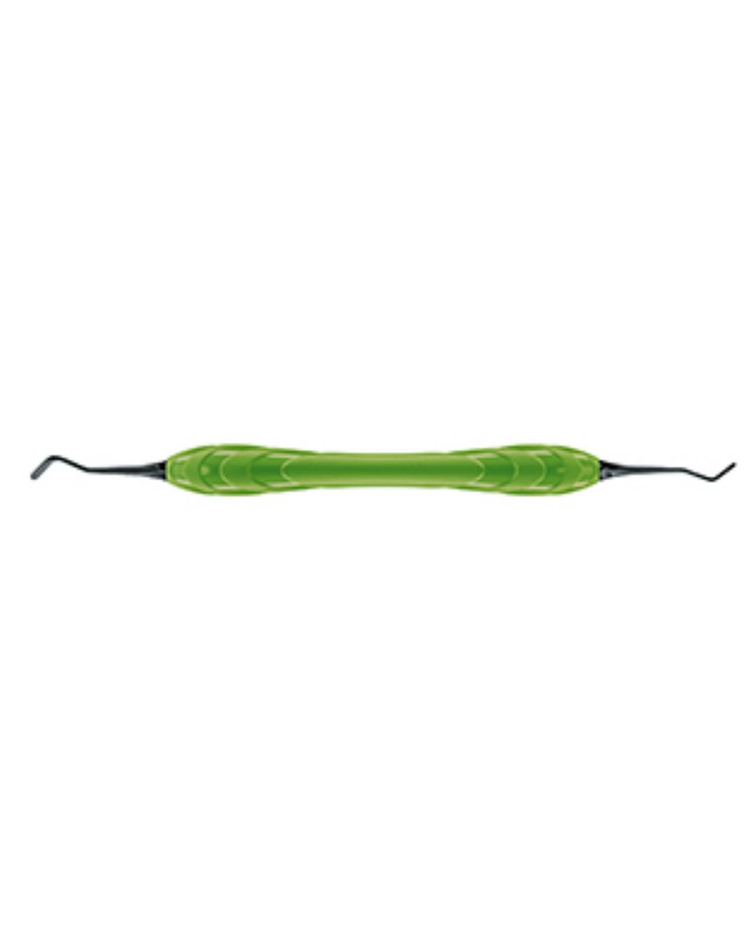 Spatule composite figue 1, embouts de manche vert interchangeables, pointes fines, 1,5 / 1,5mm enduit noir 16cm-0