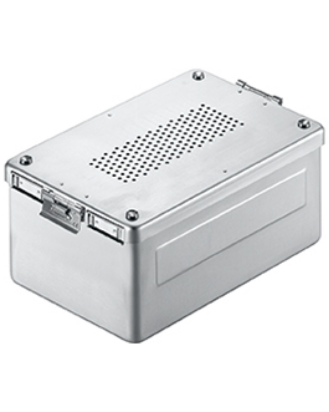 Stérilisation - Récipient 310x190x130 mm Plateau et couvercle perforés, avec filtre en papier à usage unique dans le couvercle et le plateau-0