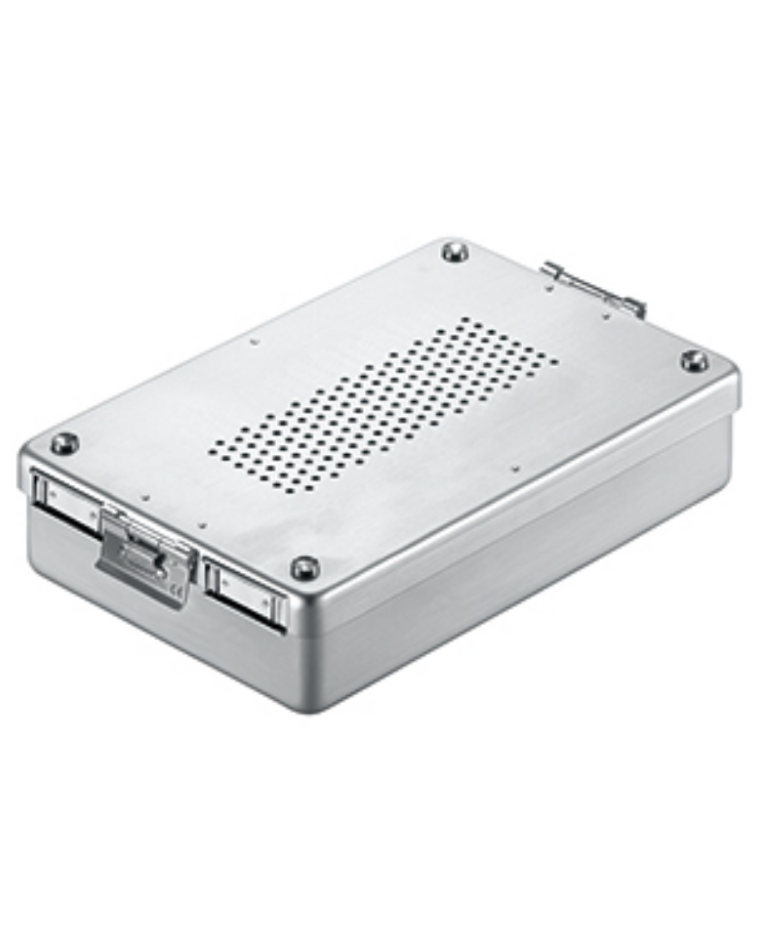 Stérilisation - Récipient 310x190x40 mm Plateau et couvercle perforés, avec filtre en papier à usage unique dans le couvercle et le plateau-0