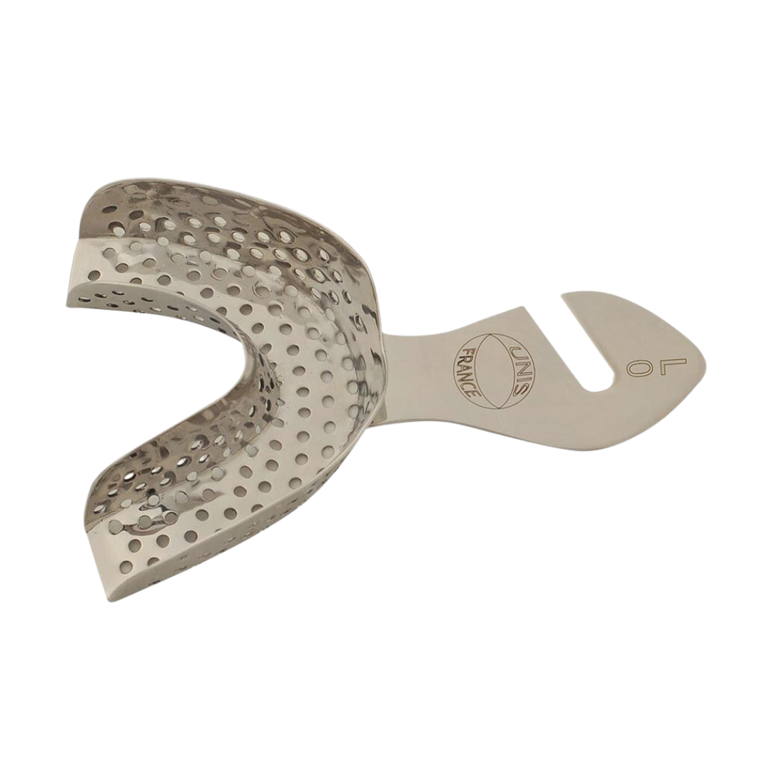 Unis - Porte empreinte perforés en acier inoxydable-0