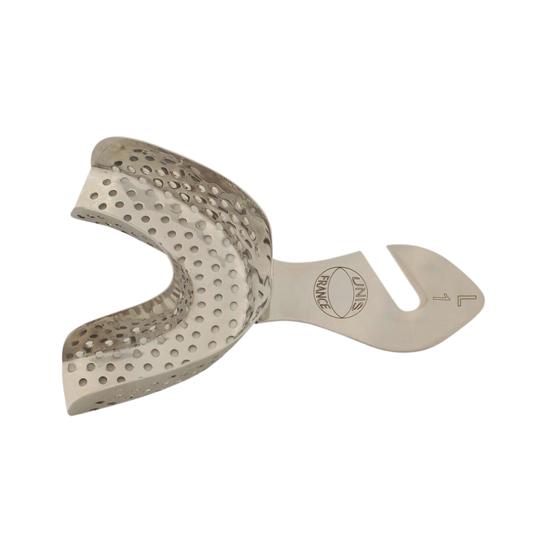 Unis - Porte empreinte perforés en acier inoxydable-1