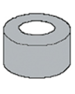 Anneaux de couleur, gris, paquet de 50