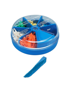 Coins interdentaires en érable coloré.