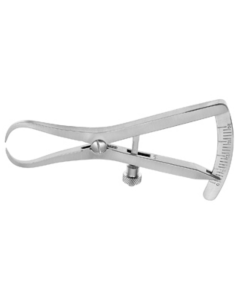 Compas Castroviejo 0-20mm, 9cm pour l’implantologie, pour mesure comparative uniquement