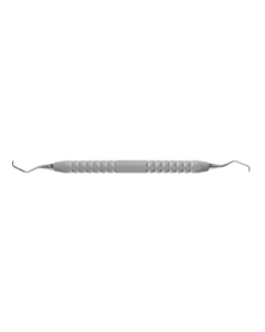 Curette spéciale GRACEY - 7/8 prémolaires grises, buccale/linguale plus inclinée à 17 cm