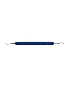 Curette universelle MC 13S/14S bleu 17cm McCall, détartreur pour tous les espaces interdentaires dents antérieures prémolaires également universel