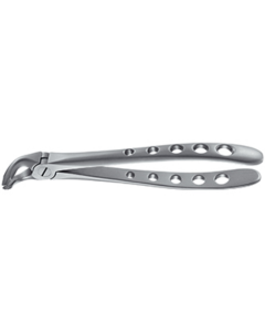 Forceps, Engl. Modèle, fig. 321 prémolaires inférieures, becs spéciaux recherche lointaine, Tac-Traction, 16cm