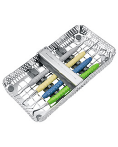 Instruments pour cordons de rétraction - Kit avec poignées COLOR-CODE avec un plateau de 1/3