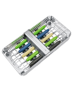 Kit de prophylaxie universel composé de Curettes Universelles Langer 1/2, 3/4, 5/6 M23 et Détartreur 204S et Cadre