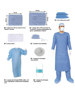 Kit éco 10 pièces stériles