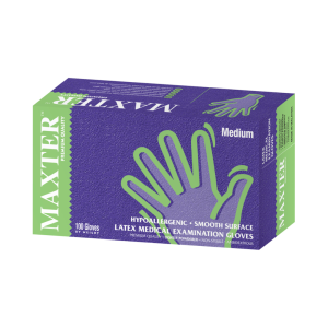 Maxter Menthe - Gants latex non poudrés