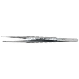 Micro-pince selon Cooley, droite 17,5 cm, inox, goupille de guidage SCHWERT DESIGN, largeur 1,0 mm