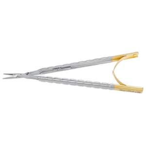 Micro-porte-aiguille, revêtement TC, 17.5 cm, ressort intérieur protégé par verrouillage