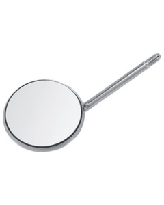 Miroir buccal plat Rhodium Ø24 mm Surface avant, Fig. 5 Unité d’emballage = 12 pièces