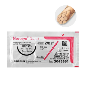 Novosyn Quick - Résorbable - Tresée