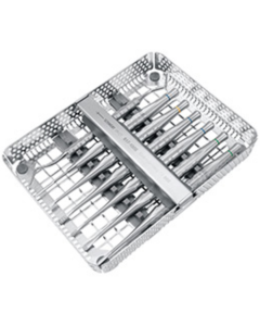 P-LUX Set avec curette Lucas dentelée avec plateau 1/2