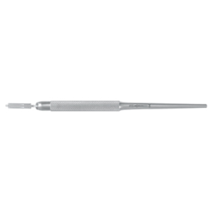 Poignées de scalpel parallèles 1.0 mm manche rond 16 cm