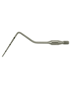 Pointe de sonde parodontale, Titane, CP North Carolina, Interchangeable, M 2.5 Graduation 1-15 par incréments de mm