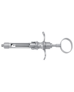 Seringues d'injection 1,8 cc, filetage américain en acier inoxydable, pointe de flèche pour aspiration