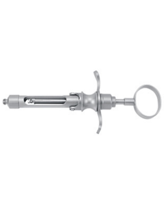 Seringues d’injection 1,8 cc, filetage américain inoxydable, aspiration à double pointe