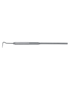 Sonde dentaire manche rond asymétrique 15cm Fig. 8