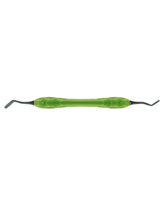 Spatule composite Fig. 2, Manche vert Embouts interchangeables, 2,9 / 2,7 mm Revêtement noir, 16cm