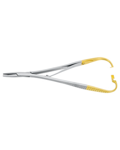 TC Porte-aiguilles 17cm, MATHIEU Inserts en carbure de tungstène 3/0 - 4/0, largeur : 2.8mm