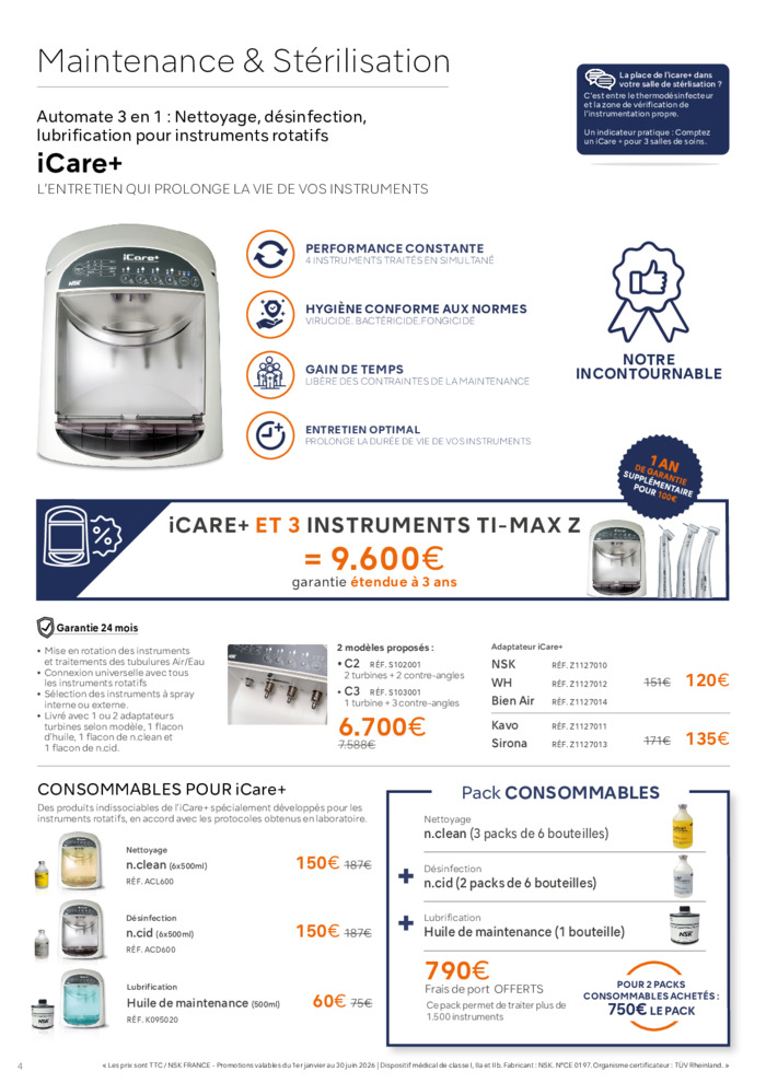 OFFRES PROMOTIONNELLES DU 1er JANVIER AU 30 JUIN 2026