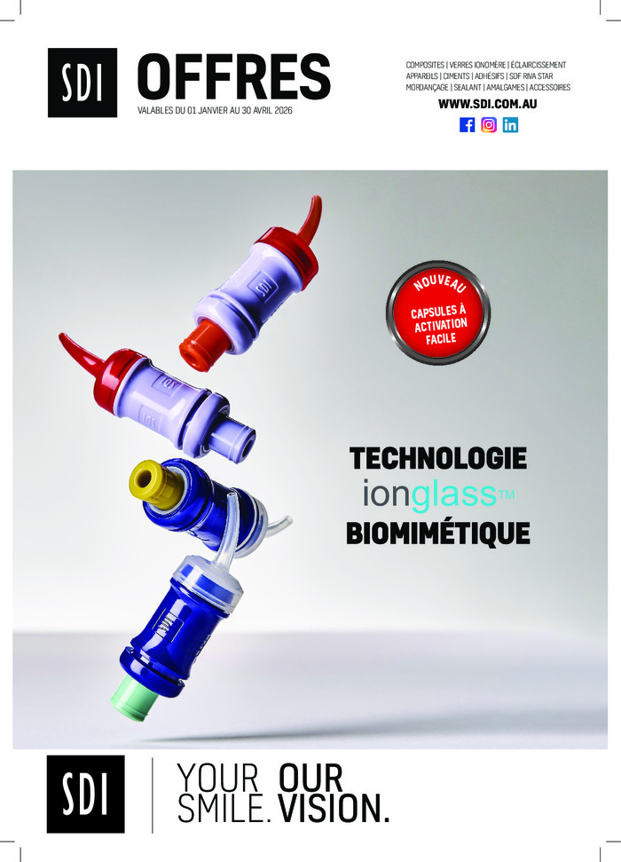 SDI - OFFRES DU 1er JANVIER AU 30 AVRIL 2026